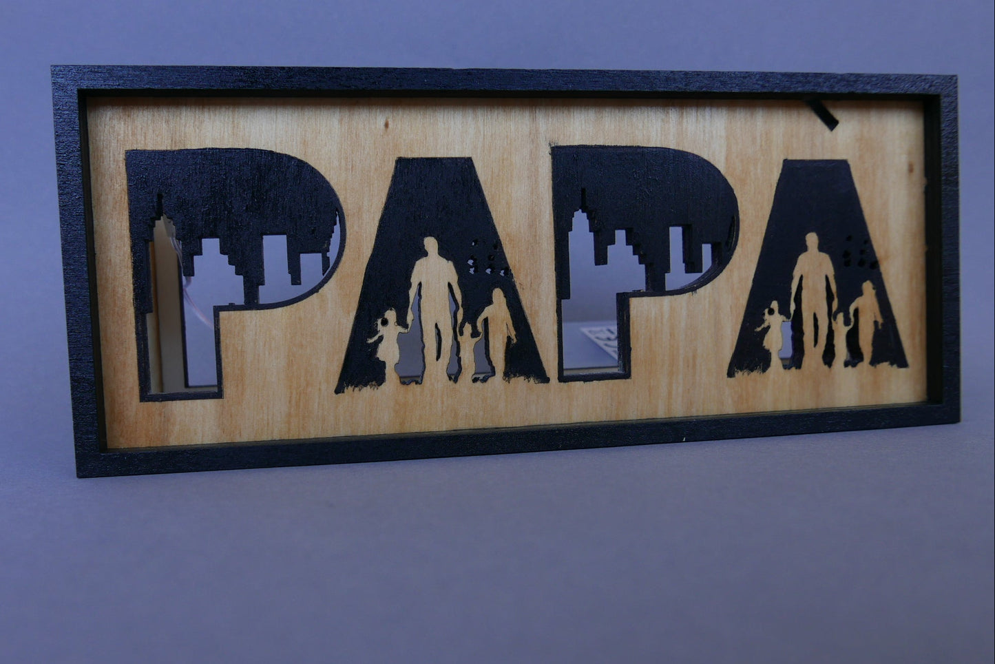 Cornice a LED con nome da personalizzare
