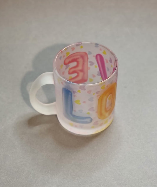 Tazza con finitura glassata