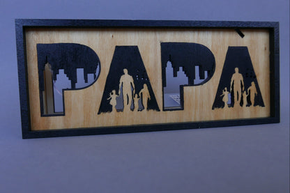 Cornice a LED con nome da personalizzare